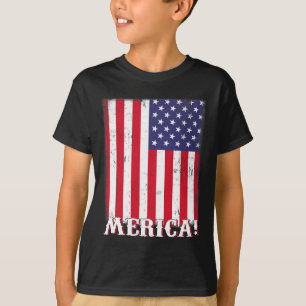 4th Of July US American Flag Patriotic  T-Shirt