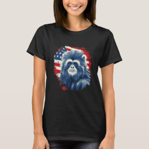 4th Of July US Flag Gibbon T-Shirt