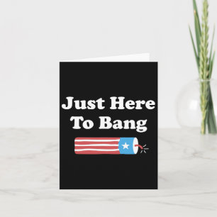4th Of July Usa American Flag Men Card