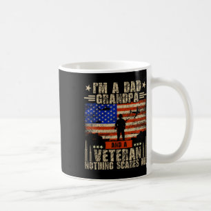 4th Of July Usa Flag I'm A Dad Grandpa And A Veter Coffee Mug