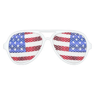 4th of July, USA Flag, Stars & Stripes Sunglasses