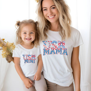 4th of july Usa mama Independence day Birthday  Toddler T-Shirt