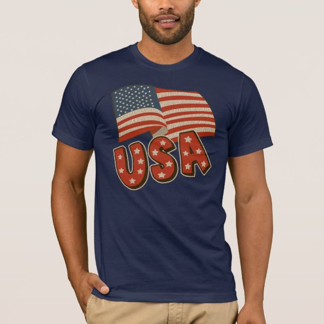 4th of July USA T-shirts (Front)