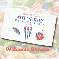 4th of July Vintage Fireworks Patriotic Party