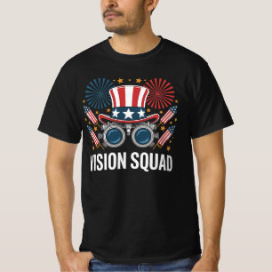 4th Of July Vision Squad  T-Shirt
