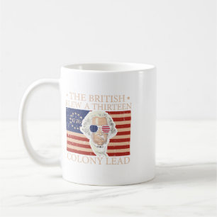 4th Of July Washington British Lead Funny Usa Men Coffee Mug