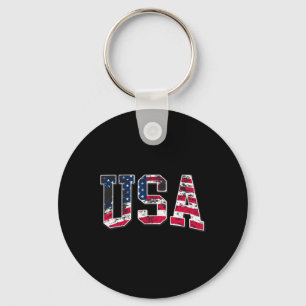 4th Of July We The People American 1776 Old Americ Key Ring