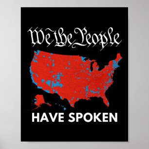 4th Of July We The People Have Spoken Usa Voting M Poster