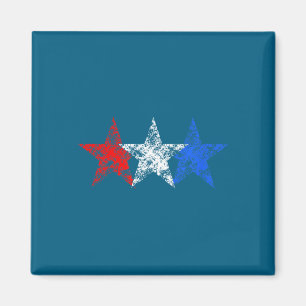 4th of july women men independence day red blue magnet