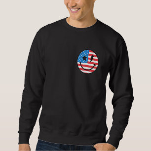 4th Of July Women Men Party In Usa Smile Face 2 Si Sweatshirt
