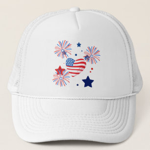 4th of July women's cap