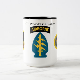 4TH PSYOPS GROUP(ABN)  Two-Tone COFFEE MUG