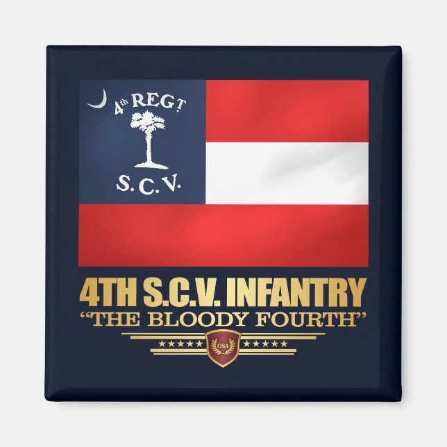 4th South Carolina Infantry Magnet (Front)