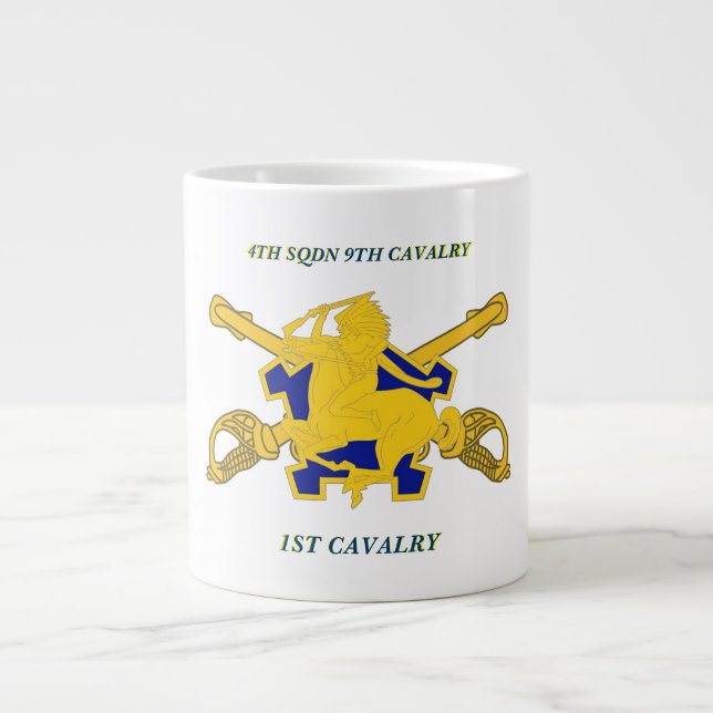 4TH SQUADRON 9TH CAVALRY 1ST CAVALRY MUG (Front)
