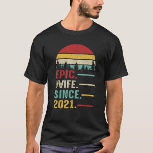 4th Wedding Anniversary for Her Epic Wife Since 20 T-Shirt