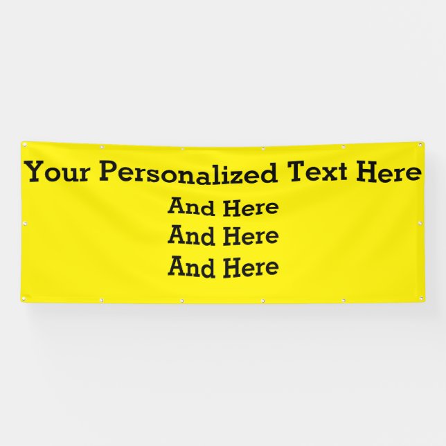 4'x10' Custom Business Banner (Horizontal)