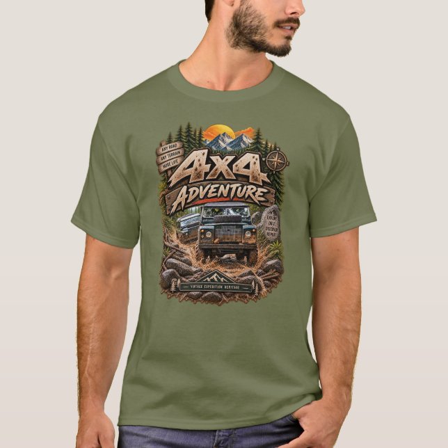 4x4 Adventure T-Shirt (Front)