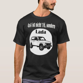 4x4 is not 16, but Lada Niva car owner T-Shirt