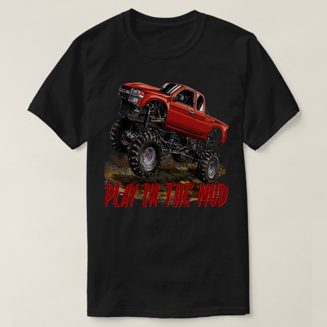 4X4 Monster Truck Racing 5 T-Shirt (Design Front)