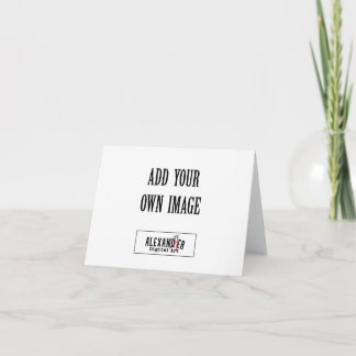 4x5.6" Horizontal Folded Card