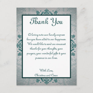 4x5 FLAT Thank You Card Night in India