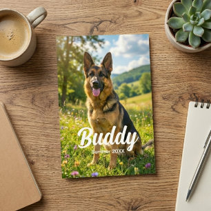 4x6 Pet Photo Print Personalised with Name & Date
