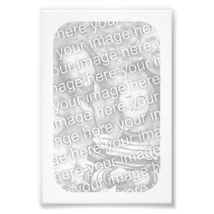 4x6 White Frame Photo Print