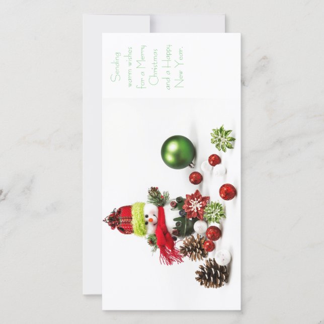 4x8 Christmas holiday greeting cards (Front)