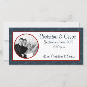 4x8 Engagement Photo Announcement Aeroplane Flight