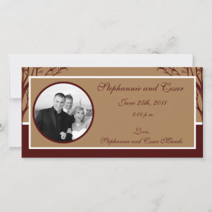 4x8 Engagement Photo Announcement Autumn Tree