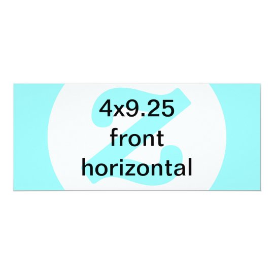 4x9.25 horizontal invite