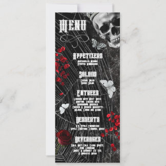 4x9.25 Menu Cards Haunting Adeline Zade Meadows Za