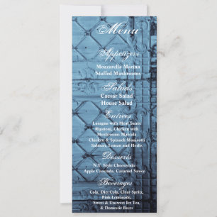 4x9.25 Menu Cards Rustic Tin Panel Ceiling Country