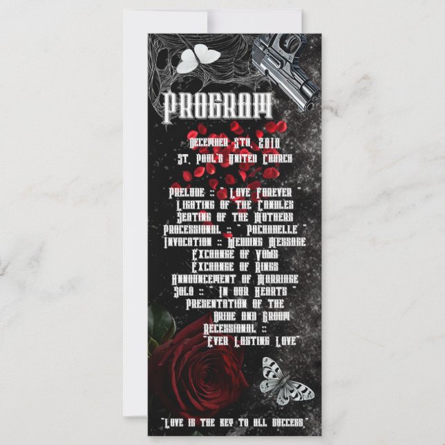 4x9.25 Program Cards Haunting Adeline Zade Meadows (Front)