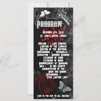 4x9.25 Program Cards Haunting Adeline Zade Meadows