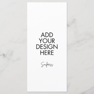 4x9" Custom Menu Card