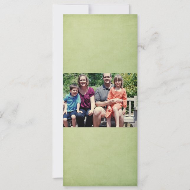 4x9 Family Photo Christmas Card (Front)