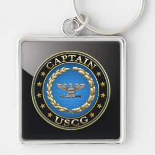 [500] Coast Guard: Captain (CAPT) Key Ring