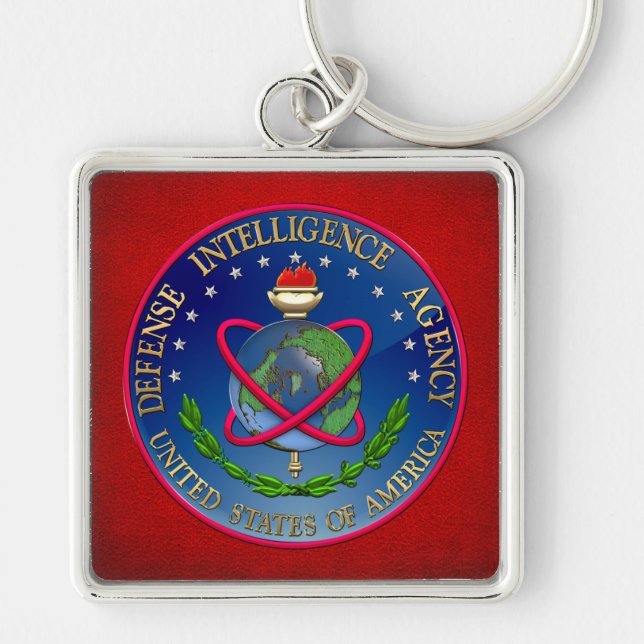 [500] Defence Intelligence Agency (DIA) Seal Key Ring (Front)