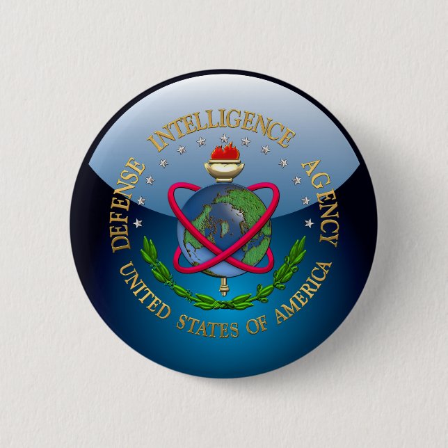 [500] Defence Intelligence Agency: DIA Special Edn 6 Cm Round Badge (Front)