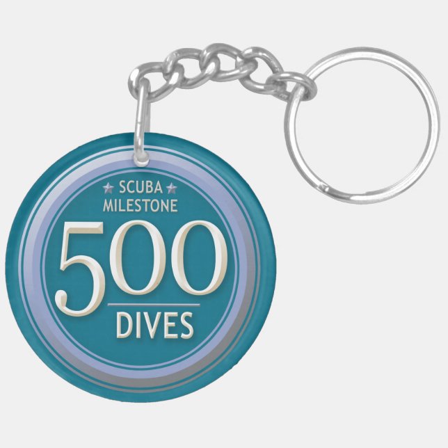 500 Dives Key Ring (Back Right)