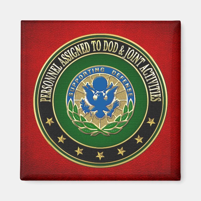 [500] DOD & Joint Activities DUI Special Edition Magnet (Front)