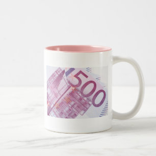 500 Euros Two-Tone Coffee Mug