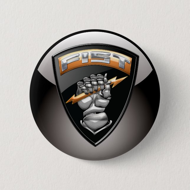 [500] Forward Observer (FIST) [Emblem] 6 Cm Round Badge (Front)