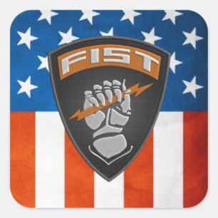 [500] Forward Observer (FIST) [Patch] Square Sticker