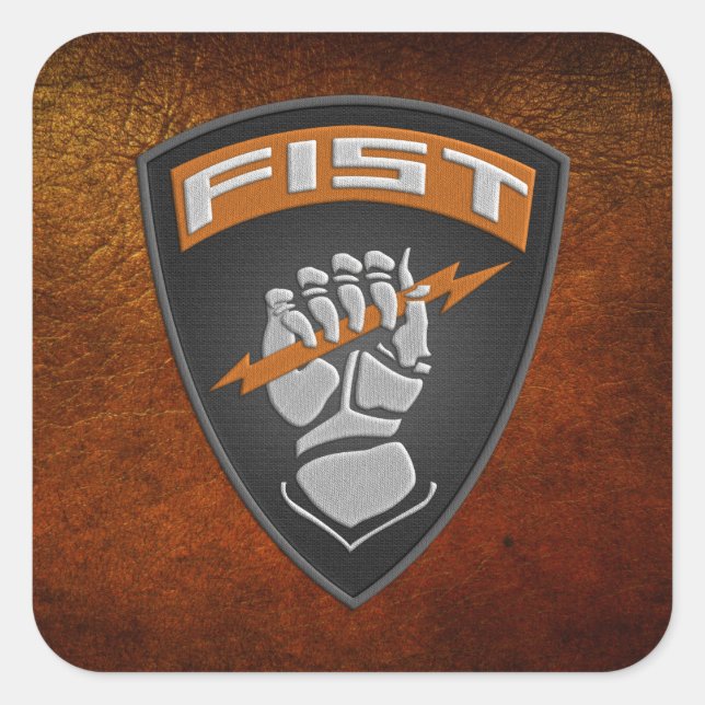 [500] Forward Observer (FIST) [Patch] Square Sticker (Front)