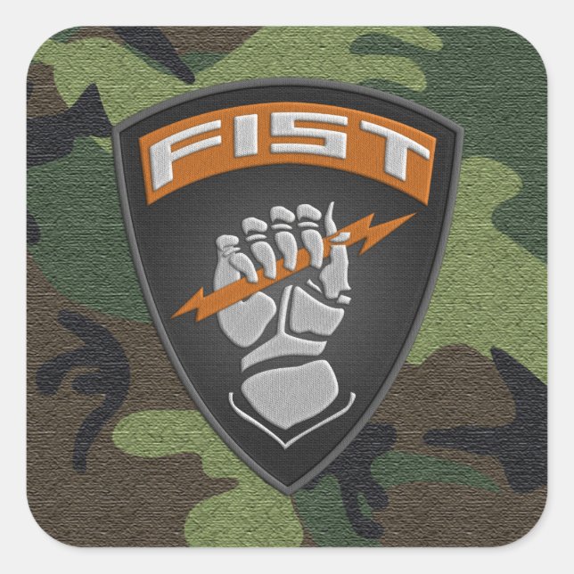 [500] Forward Observer (FIST) [Patch] Square Sticker (Front)