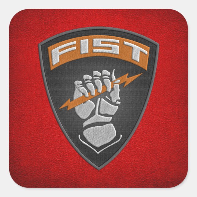 [500] Forward Observer (FIST) [Patch] Square Sticker (Front)