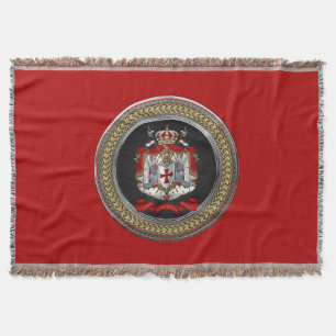 [500] Knights Templar Coat of Arms Throw Blanket