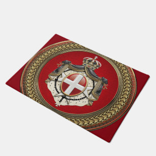 [500] Order of Malta - SMOM Coat of Arms Doormat